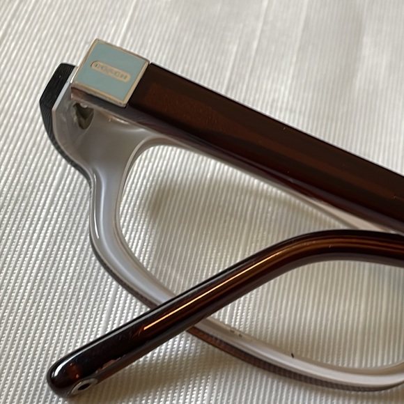 Coach Maple Brown signature pattern frames RX glasses - Picture 8 of 11